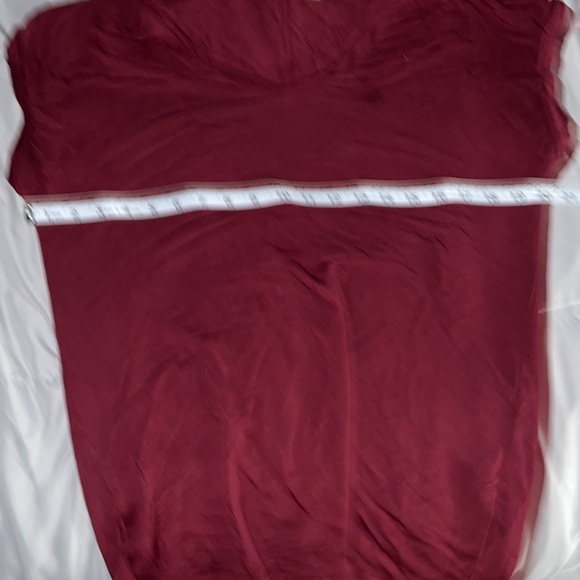 Small Ellison Cuffed Sleeve T Shirt With Longer Back and Side Slits on Bottom - Picture 3 of 9